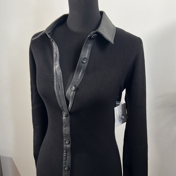 ELLEN TRACY Front button Knit Dress - Picture 5 of 8